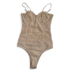 Cloud Ten Sheer Cream Bodysuit